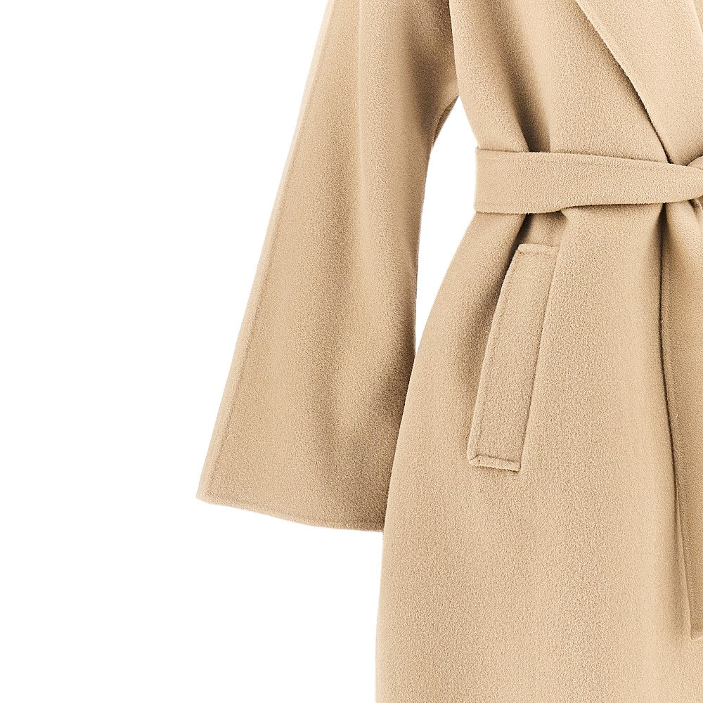 MAX MARA WEEKEND 46 double cloth coat with belt