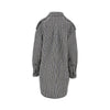 prince of wales wool overshirt