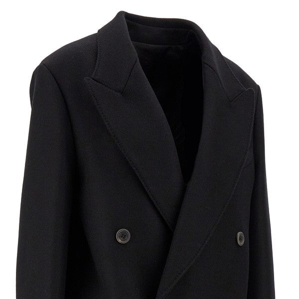 hadi wool and cashmere long coat