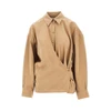 cotton and silk twisted shirt