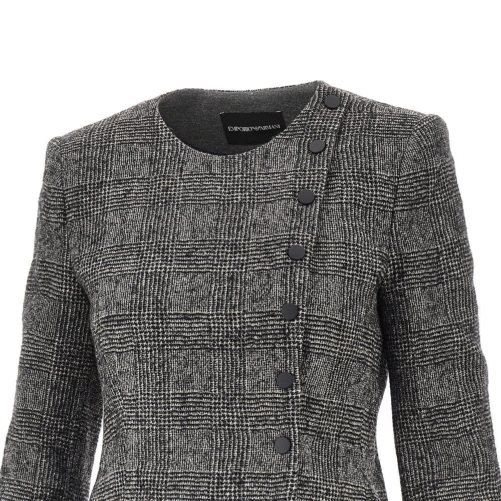 EMPORIO ARMANI 40 prince of wales wool jacket