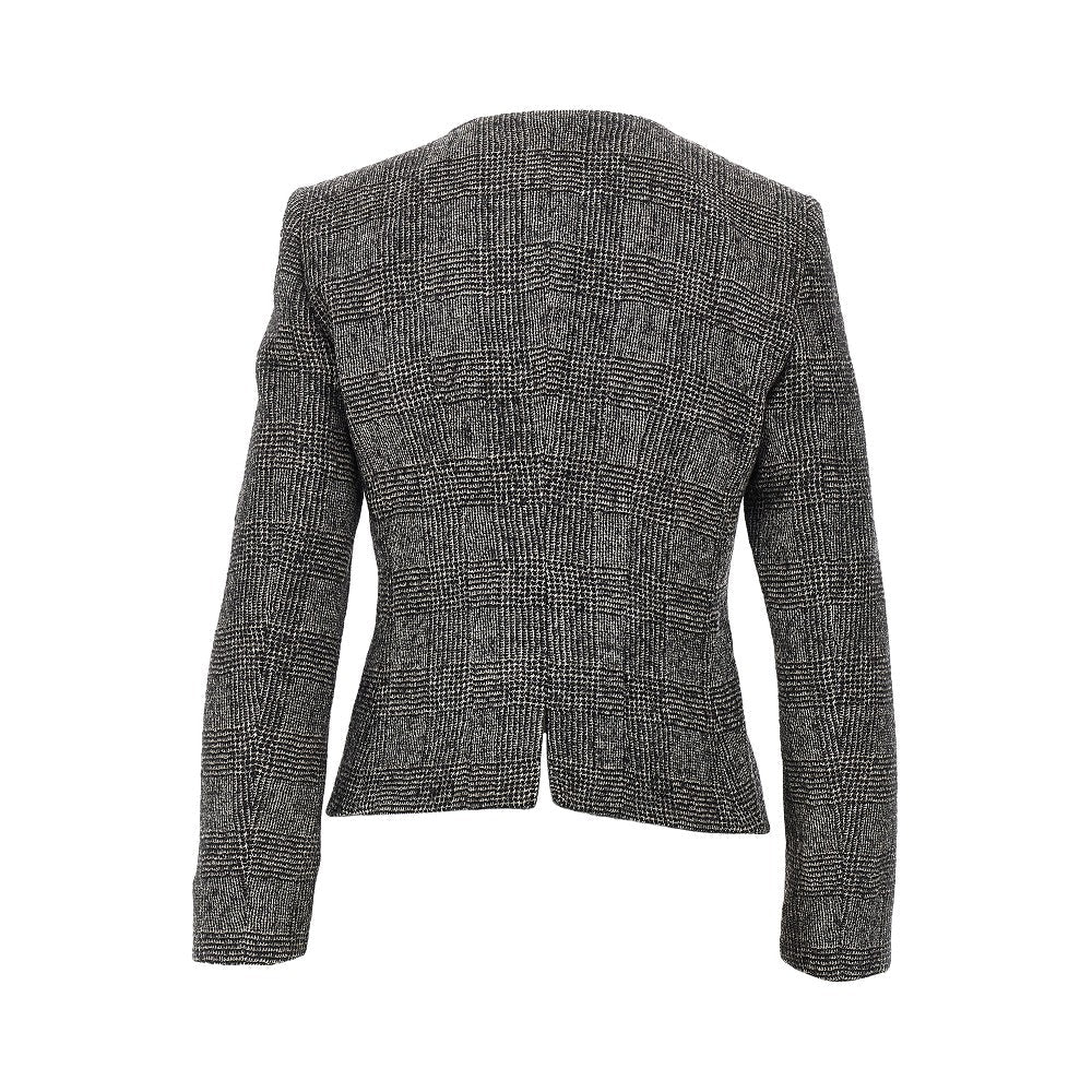 prince of wales wool jacket