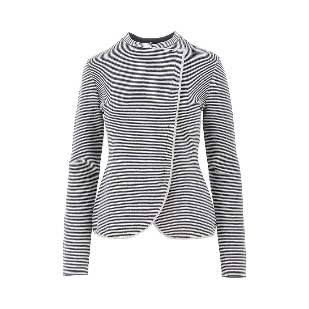 EMPORIO ARMANI 44 ottoman jersey jacket