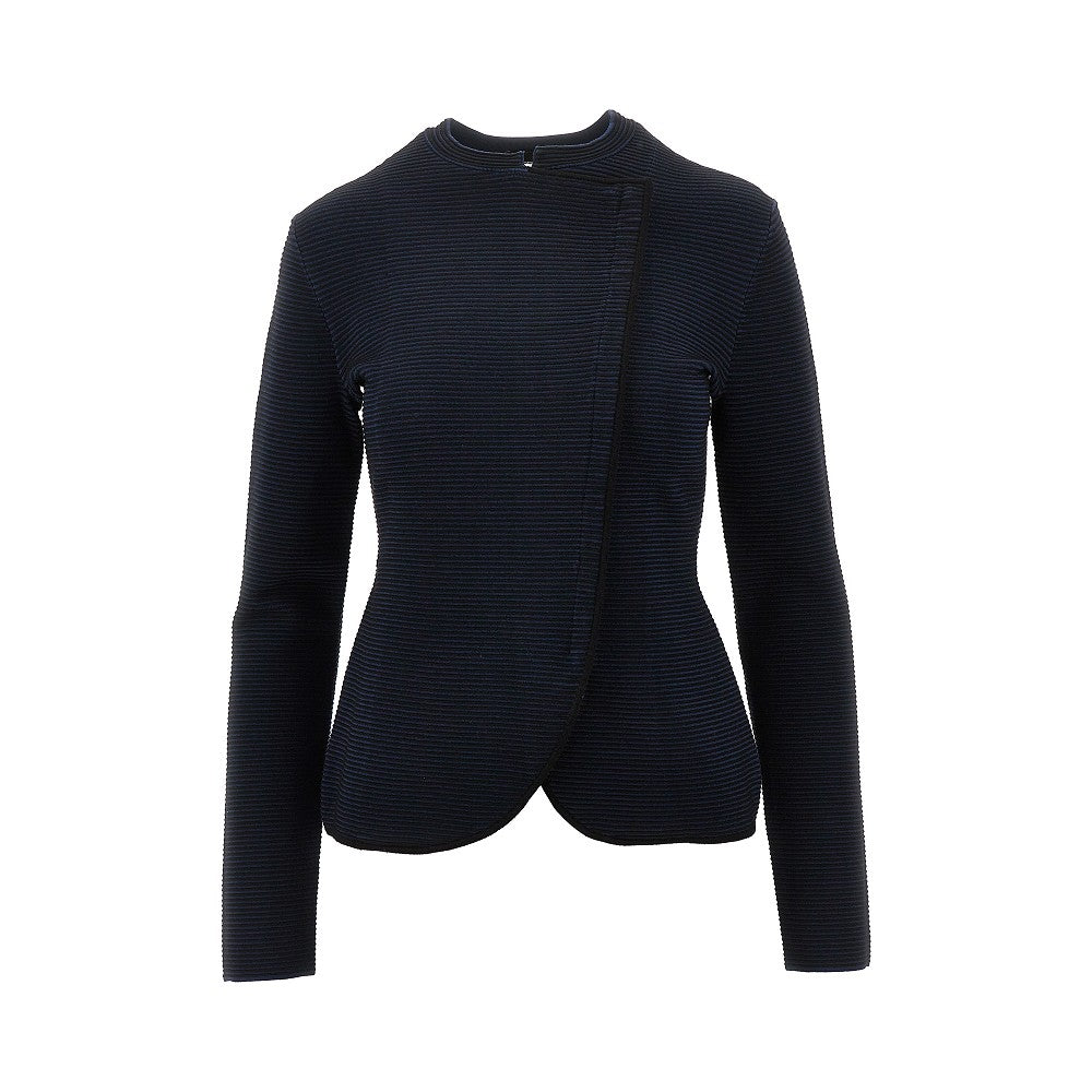 EMPORIO ARMANI 40 ottoman jersey jacket