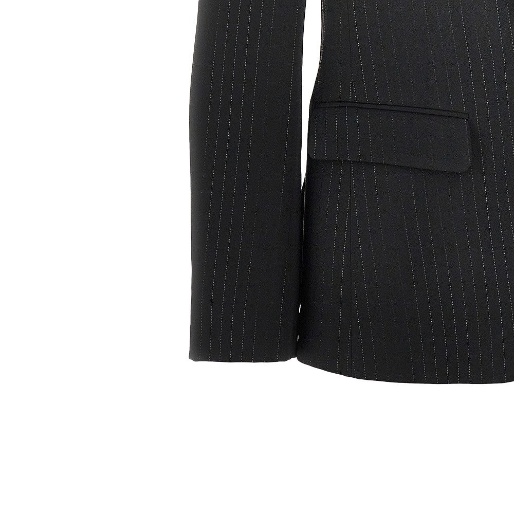 EMPORIO ARMANI 40 cady single-breasted jacket