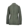 textured taffetà single-breasted jacket