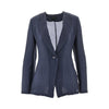 tecno creponne single-breasted jacket