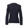 single-breasted canneté wool jacket