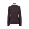 cloth jacket with ribbed collar