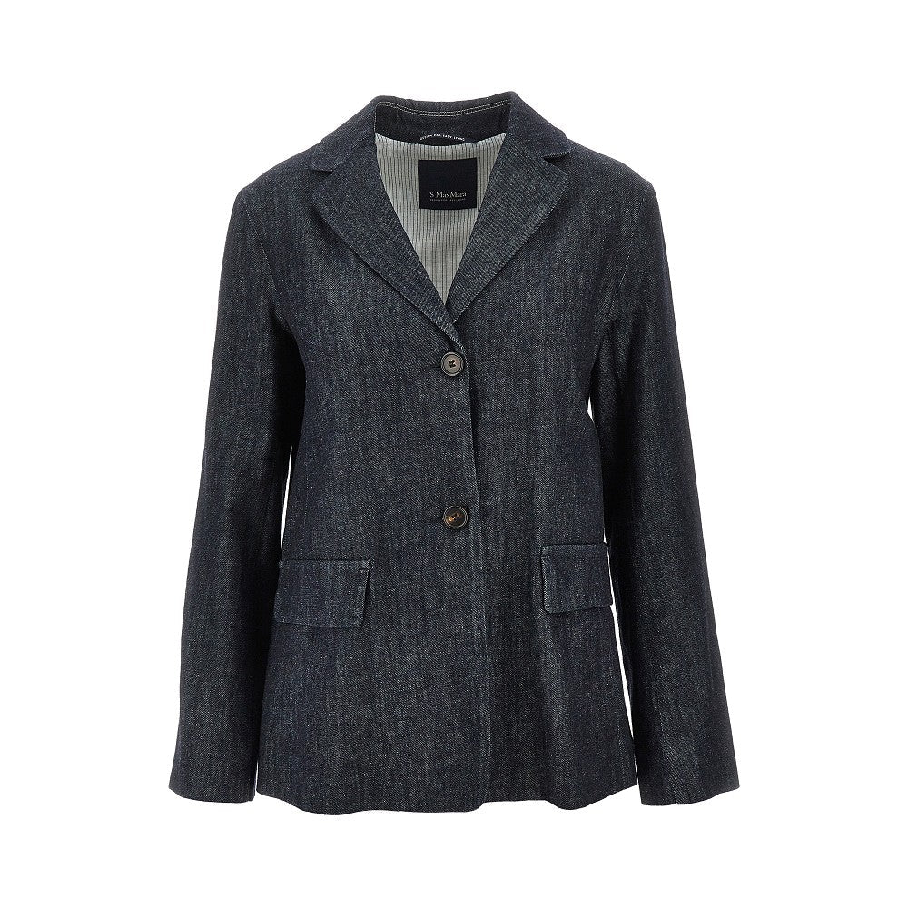 single-breasted denim jacket