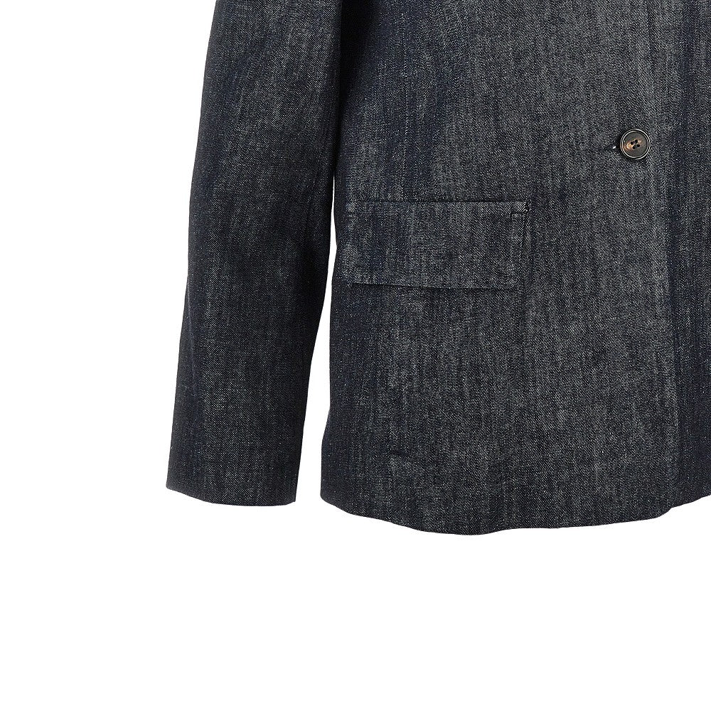single-breasted denim jacket