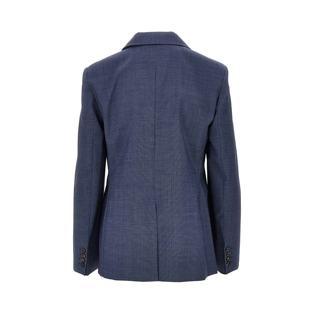 virgin wool double-breasted jacket