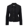 bouclé wool slim fit jacket