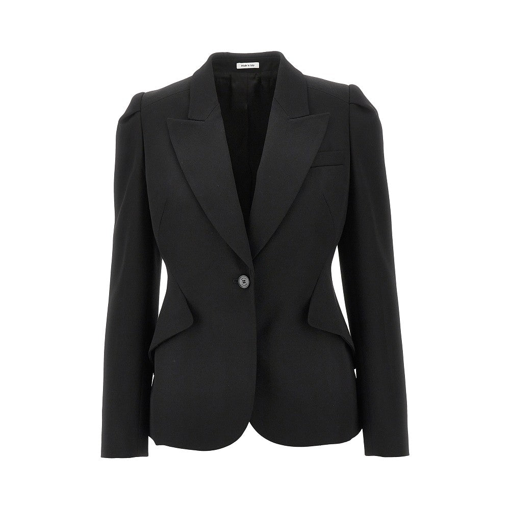 ALEXANDER MCQUEEN 42 grain de poudre single-breasted jacket
