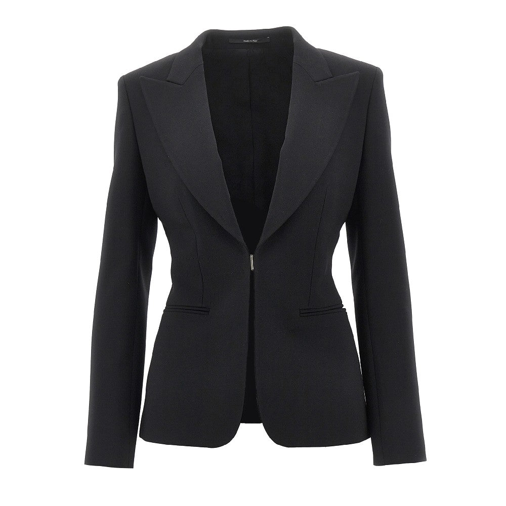 stretch technical wool jacket