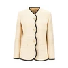 silk linen canvas jacket