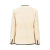 silk linen canvas jacket
