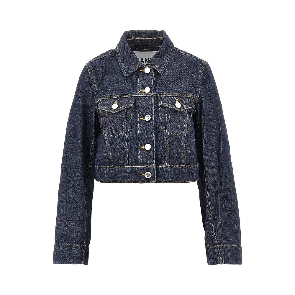 cropped denim jacket