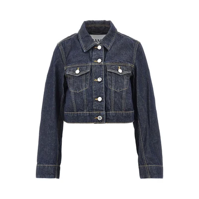 cropped denim jacket