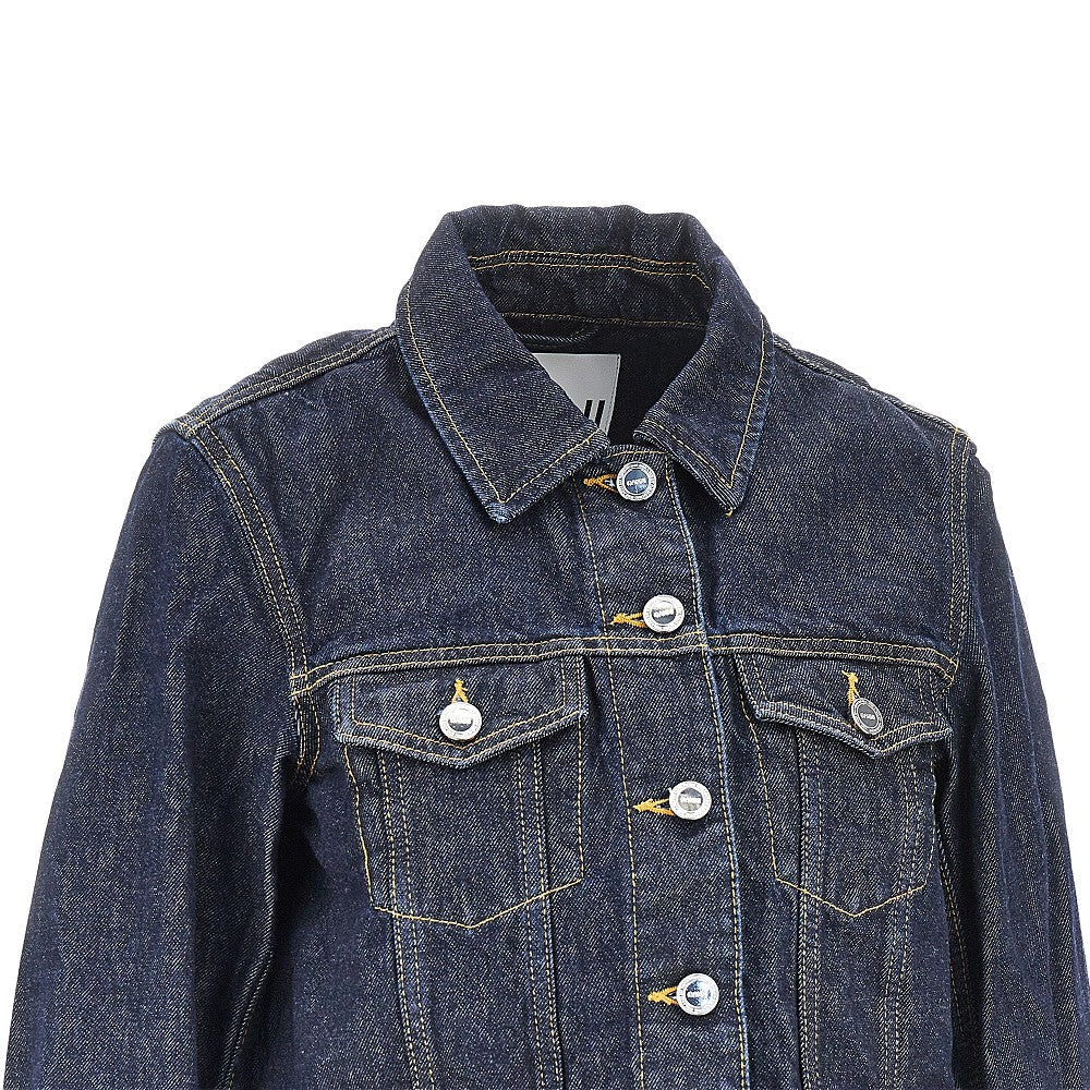 GANNI 36 cropped denim jacket