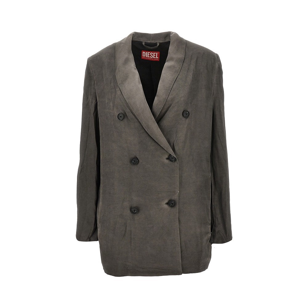 DIESEL 42 g-avina satin double-breasted jacket