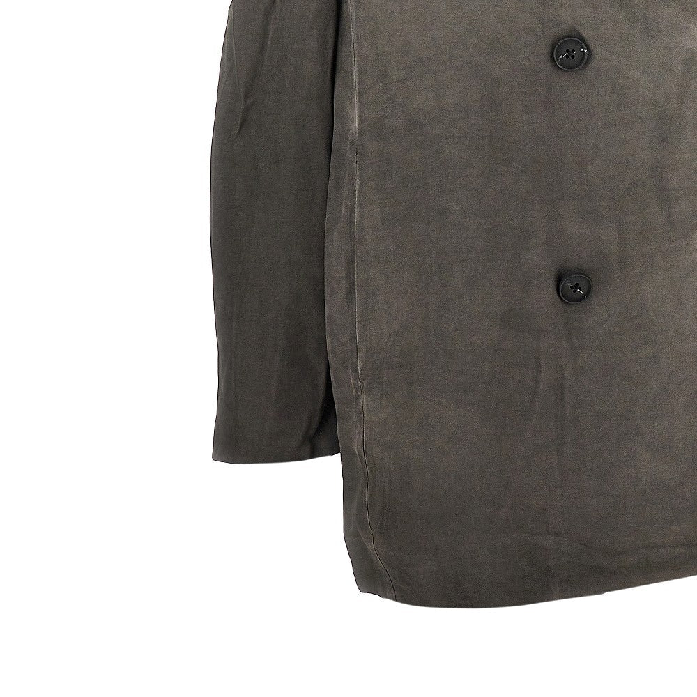 g-avina satin double-breasted jacket