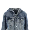 hooded denim jacket