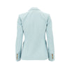 charmer silk and linen blazer
