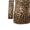 double-breasted jacket with animal print