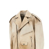 phoebe oversized leather jacket