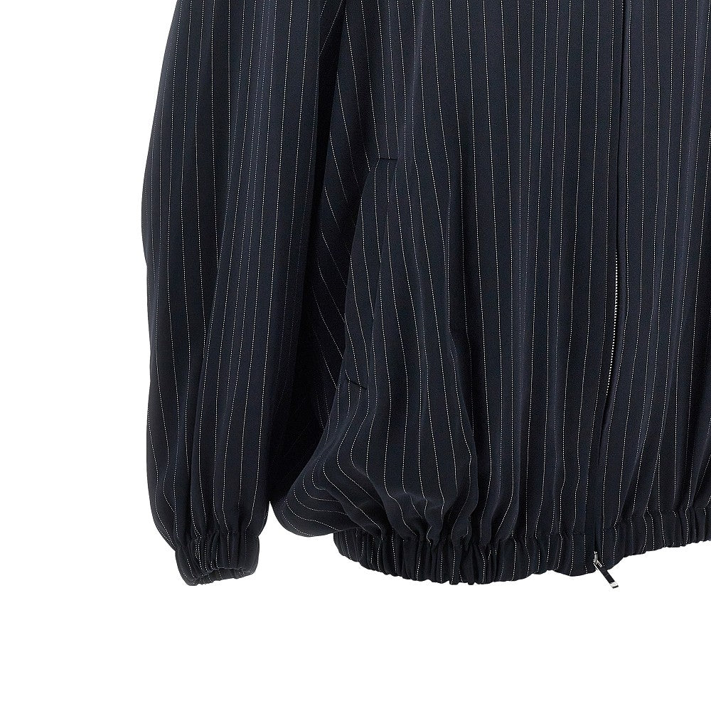 THE FRANKIE SHOP XS pinstriped twill baxter track jacket