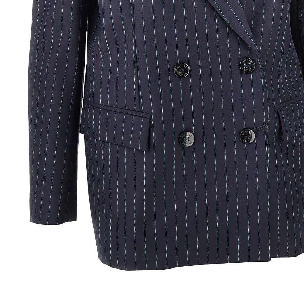 move pinstriped wool jacket