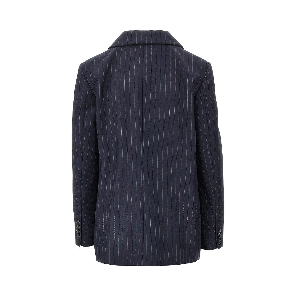 move pinstriped wool jacket