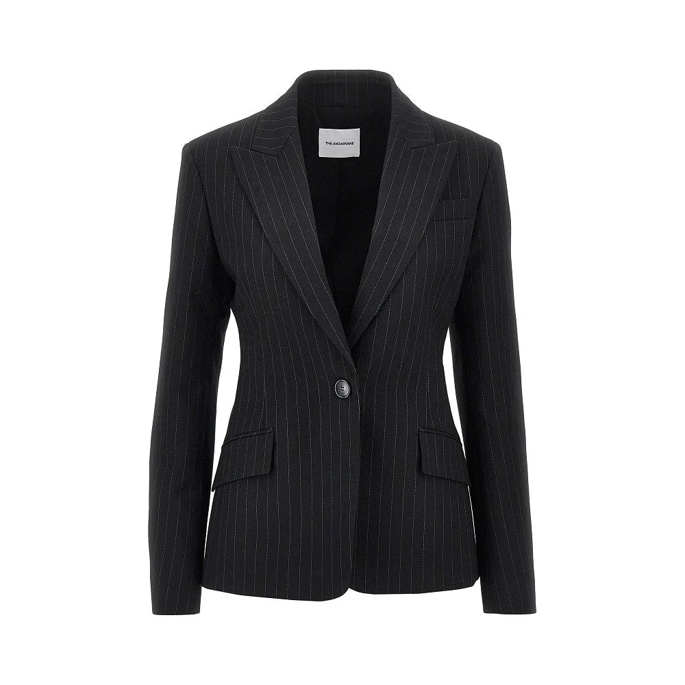 bianca jacket with pin-striped motif