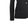 bianca jacket with pin-striped motif