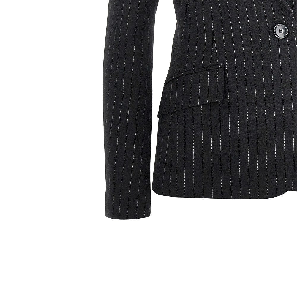 bianca jacket with pin-striped motif