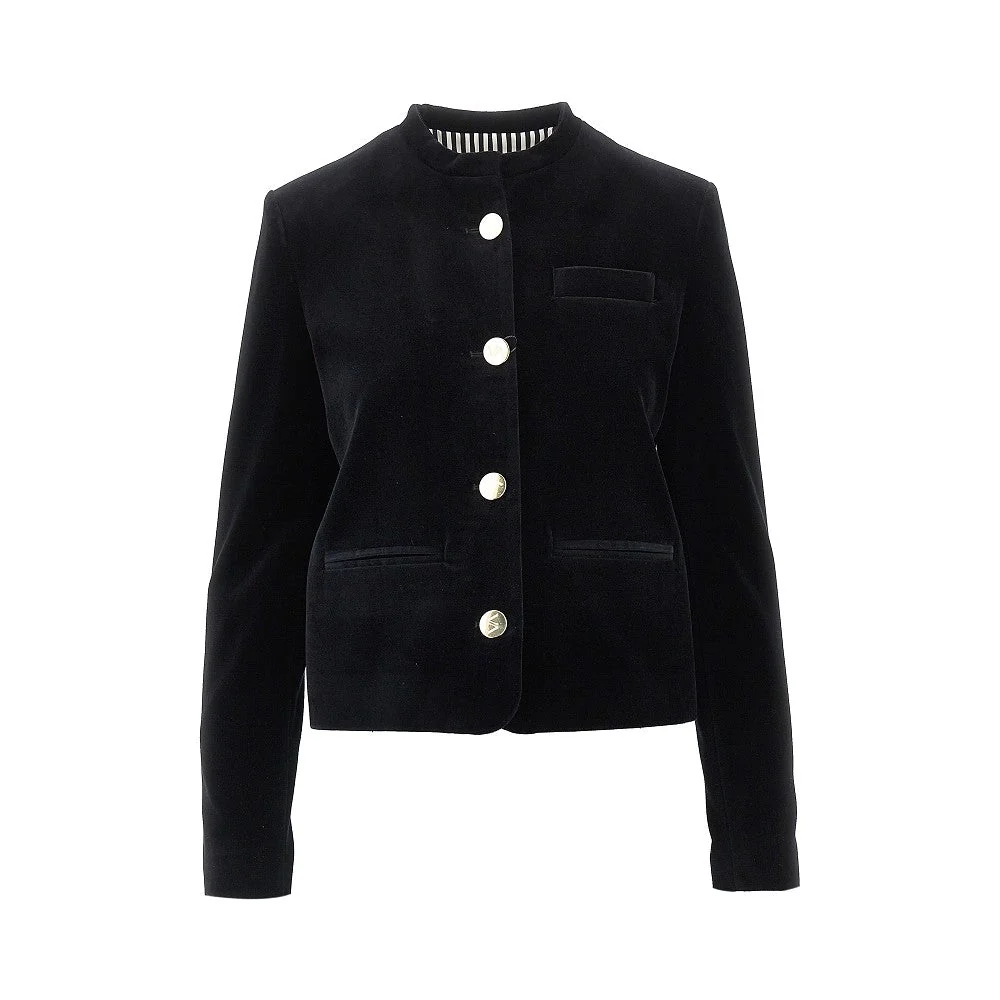 VITOVI 40 very single-breasted velvet jacket