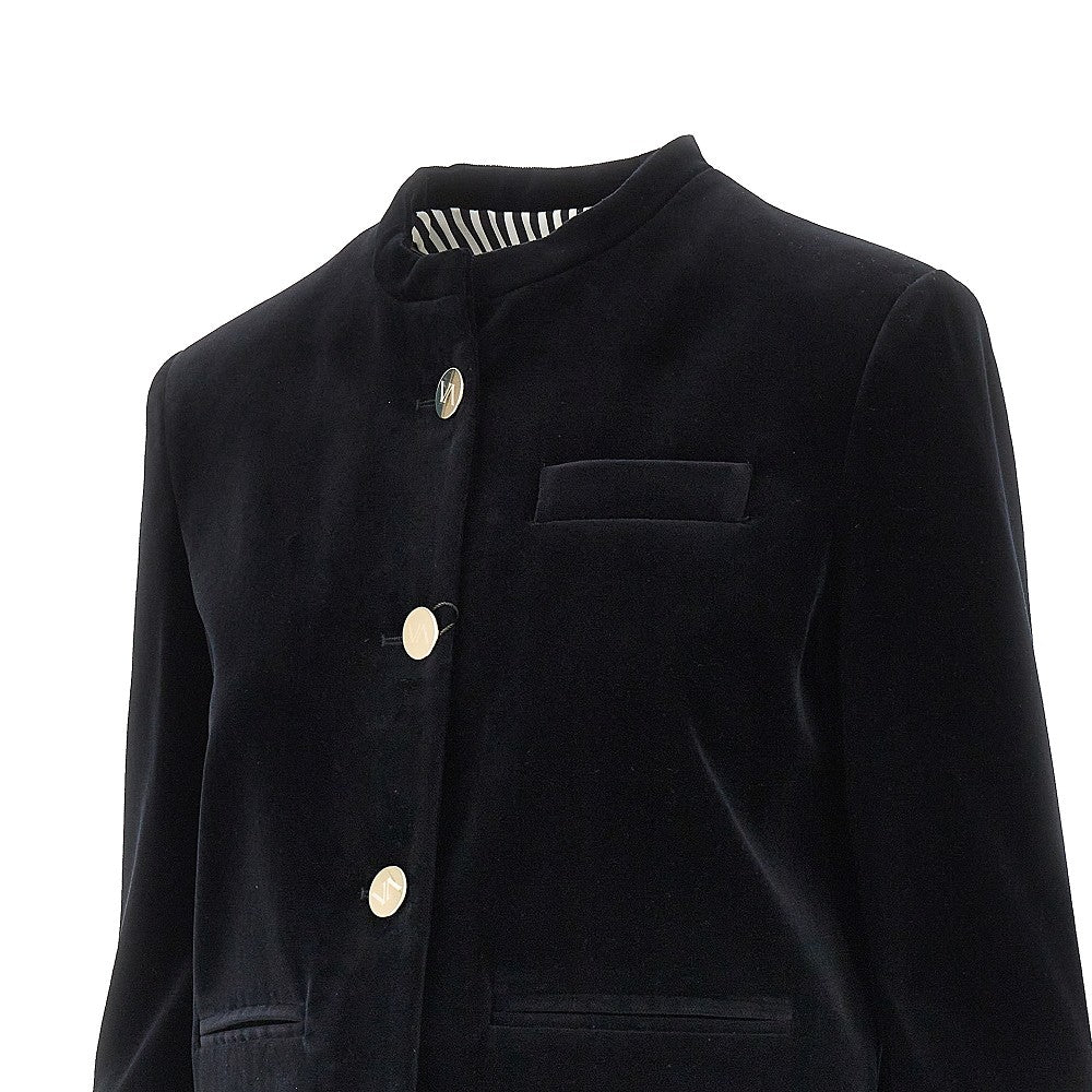 VITOVI 40 very single-breasted velvet jacket