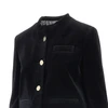 very single-breasted velvet jacket