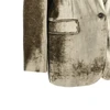 velvet single-breasted jacket