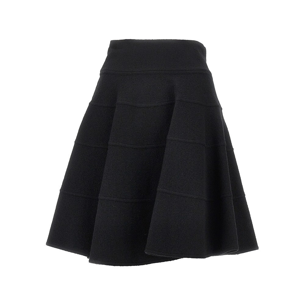 EMPORIO ARMANI 40 wool cloth knee-length skirt