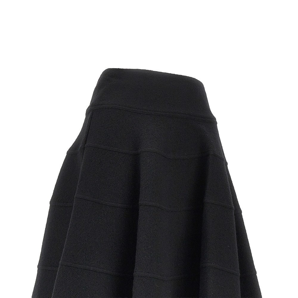 EMPORIO ARMANI 40 wool cloth knee-length skirt