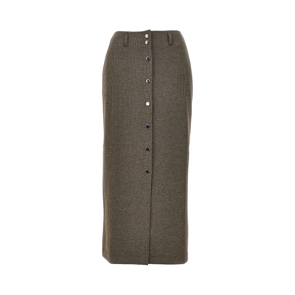 EMPORIO ARMANI 38 knitted midi skirt
