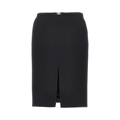 wool skirt with medusa 95 detail
