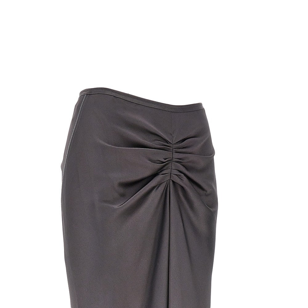 VICTORIA BECKHAM 10 crepe back satin midi skirt