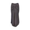 crepe back satin midi skirt