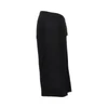 gathered jersey midi skirt