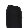 gathered jersey midi skirt