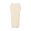 midi skirt with visible lining