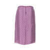 horsebit pattern silk skirt